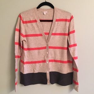 Gap striped cardigan